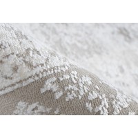 Tapis 170x120cm, design E209E coloris crème - Confort et élégance pour votre intérieur