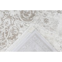 Tapis 170x120cm, design E209E coloris crème - Confort et élégance pour votre intérieur