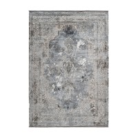 Tapis 150x80cm, design E209E coloris argent - Confort et élégance pour votre intérieur