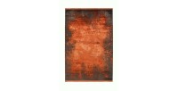 Tapis 170x120cm, design E509E coloris terracotta - Confort et élégance pour votre intérieur