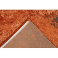 Tapis 230x160cm, design E509E coloris terracotta - Confort et élégance pour votre intérieur