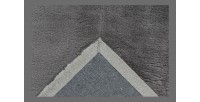 Tapis 150x80cm, design E005N coloris gris - Confort et élégance pour votre intérieur