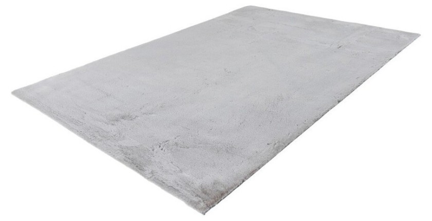 Tapis 170x120cm, design E005N coloris argent - Confort et élégance pour votre intérieur