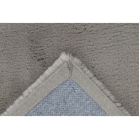 Tapis 150x80cm, design E005N coloris taupe - Confort et élégance pour votre intérieur