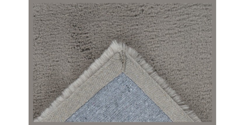 Tapis 170x120cm, design E005N coloris taupe - Confort et élégance pour votre intérieur