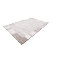 Tapis 150x80cm, design F005G coloris beige - Confort et élégance pour votre intérieur