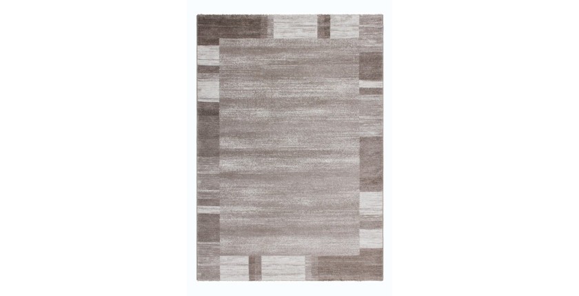 Tapis 150x80cm, design F005G coloris beige - Confort et élégance pour votre intérieur