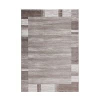 Tapis 150x80cm, design F005G coloris beige - Confort et élégance pour votre intérieur