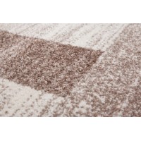 Tapis 170x120cm, design F005G coloris beige - Confort et élégance pour votre intérieur