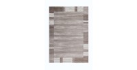 Tapis 170x120cm, design F005G coloris beige - Confort et élégance pour votre intérieur