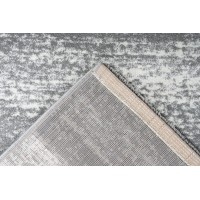 Tapis 150x80cm, design F005G coloris argent - Confort et élégance pour votre intérieur