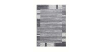 Tapis 150x80cm, design F005G coloris argent - Confort et élégance pour votre intérieur