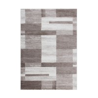 Tapis 230x160cm, design F105G coloris beige - Confort et élégance pour votre intérieur