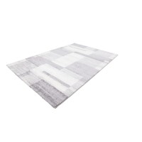 Tapis 150x80cm, design F105G coloris argent - Confort et élégance pour votre intérieur