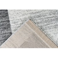 Tapis 170x120cm, design F105G coloris argent - Confort et élégance pour votre intérieur