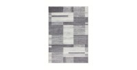 Tapis 230x160cm, design F105G coloris argent - Confort et élégance pour votre intérieur