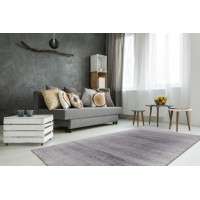 Tapis 150x80cm, design F205G coloris argent - Confort et élégance pour votre intérieur