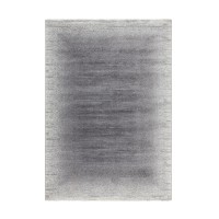 Tapis 150x80cm, design F205G coloris argent - Confort et élégance pour votre intérieur