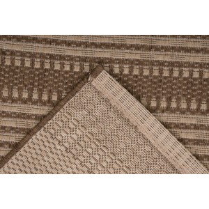 Tapis 110x60cm, design F105A coloris café - Confort et élégance pour votre intérieur