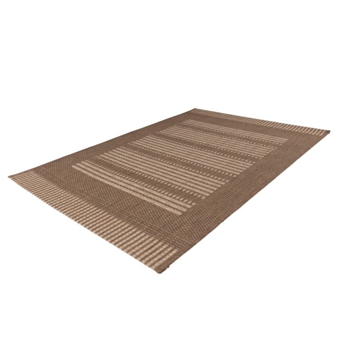 Tapis 230x160cm, design F105A coloris café - Confort et élégance pour votre intérieur