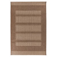 Tapis 230x160cm, design F105A coloris café - Confort et élégance pour votre intérieur