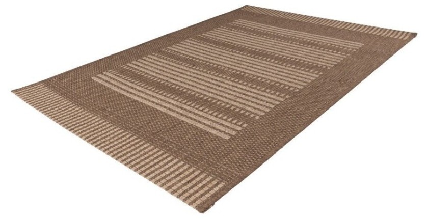 Tapis 290x200cm, design F105A coloris café - Confort et élégance pour votre intérieur