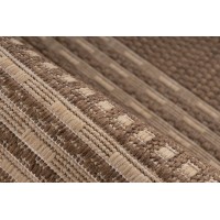 Tapis 290x200cm, design F105A coloris café - Confort et élégance pour votre intérieur