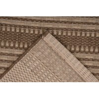 Tapis 290x200cm, design F105A coloris café - Confort et élégance pour votre intérieur