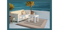 Tapis 110x60cm, design F105A coloris argent - Confort et élégance pour votre intérieur