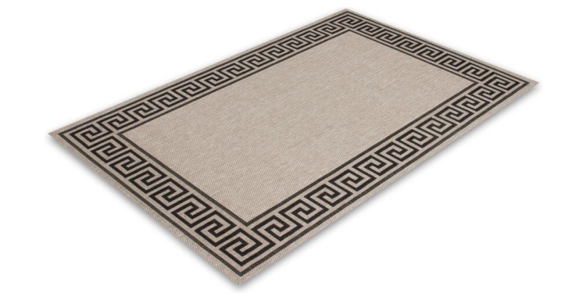 Tapis 110x60cm, design F205A coloris argent - Confort et élégance pour votre intérieur