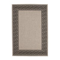 Tapis 110x60cm, design F205A coloris argent - Confort et élégance pour votre intérieur