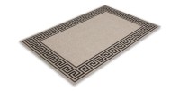 Tapis 150x80cm, design F205A coloris argent - Confort et élégance pour votre intérieur