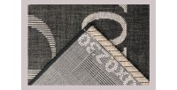 Tapis 230x160cm, design F115A coloris graphite - Confort et élégance pour votre intérieur