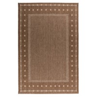 Tapis 170x120cm, design F025A coloris café - Confort et élégance pour votre intérieur