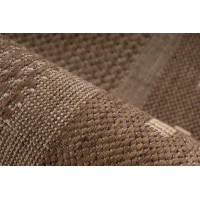 Tapis 290x200cm, design F025A coloris café - Confort et élégance pour votre intérieur