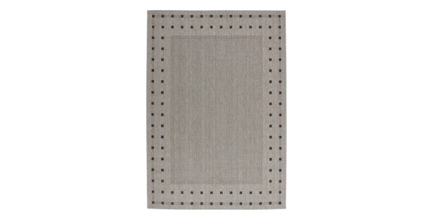 Tapis 150x80cm, design F025A coloris argent - Confort et élégance pour votre intérieur