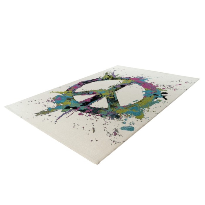 Tapis 170x120cm, design F104E coloris multicolore - Confort et élégance pour votre intérieur