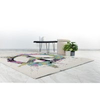 Tapis 230x160cm, design F104E coloris multicolore - Confort et élégance pour votre intérieur