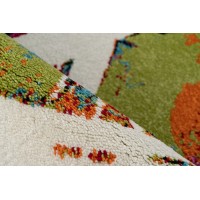 Tapis 170x120cm, design F204E coloris multicolore - Confort et élégance pour votre intérieur