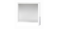 Surmeuble d'armoire une porte collection FLEX, coloris blanc brillant