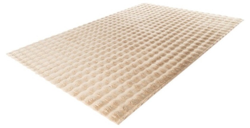 Tapis 230x160cm, design H008Y coloris beige - Confort et élégance pour votre intérieur