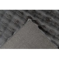 Tapis 290x200cm, design H008Y coloris graphite - Confort et élégance pour votre intérieur