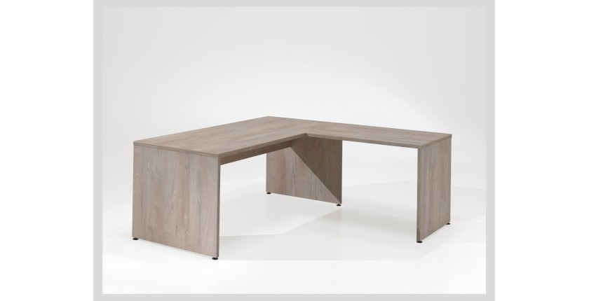 Ensemble de 5 meubles de bureau professionnel coloris chêne brut collection YUKON.