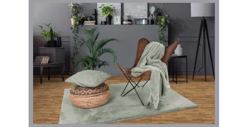 Tapis 230x160cm, design H008N coloris jade - Confort et élégance pour votre intérieur