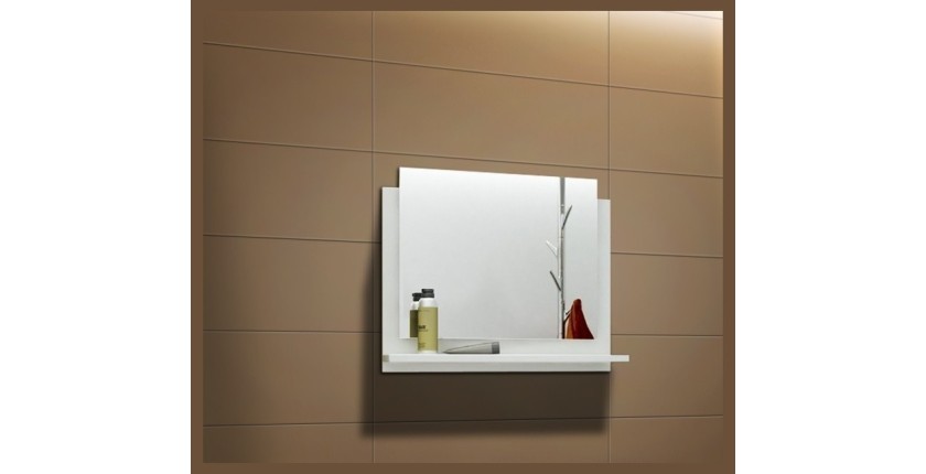 Miroir de salle de bain pour collection OWL/RAVEN/BIRD, coloris blanc