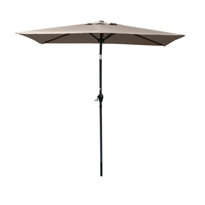 Parasol inclinable taupe 135x210cm