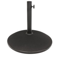 Pied de parasol en ciment noir 15KG dimension 42x35cm diamètre intérieur 30/35/38mm