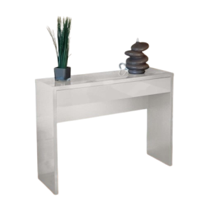 Meuble d'entrée, console ARENA coloris blanc. Meuble design pour votre entrée