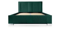 Lit coffre 140x200 coloris vert - Collection RITCHY