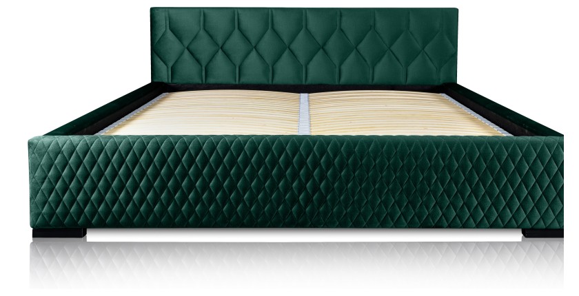 Lit coffre 180x200 vert - Collection BROOKLYN